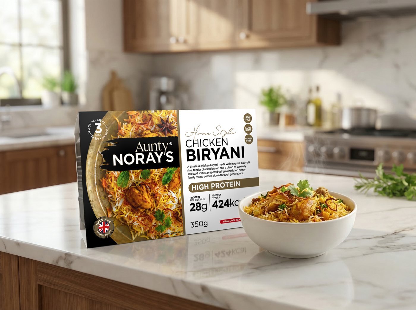 Aunty Noray's, Chicken Biryani Ready Meal